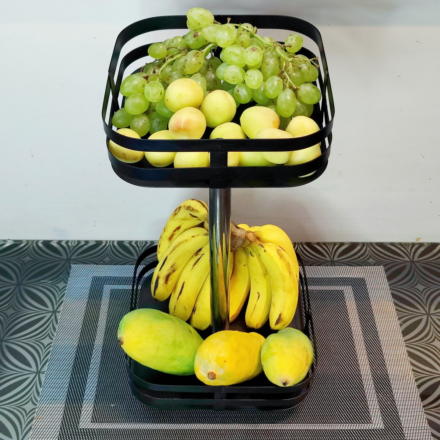 360° Rotatable Metal Storage Organizer