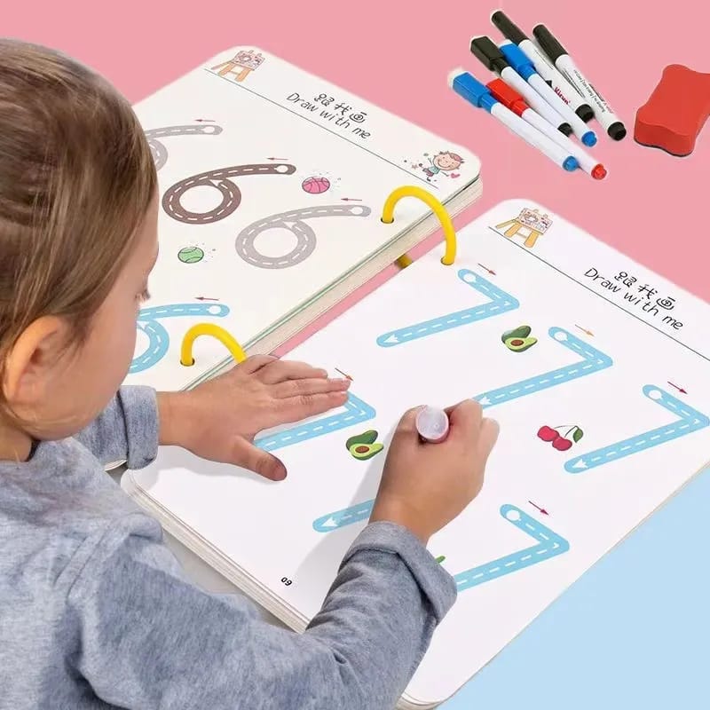 Erasable Tracing Book 64 pages